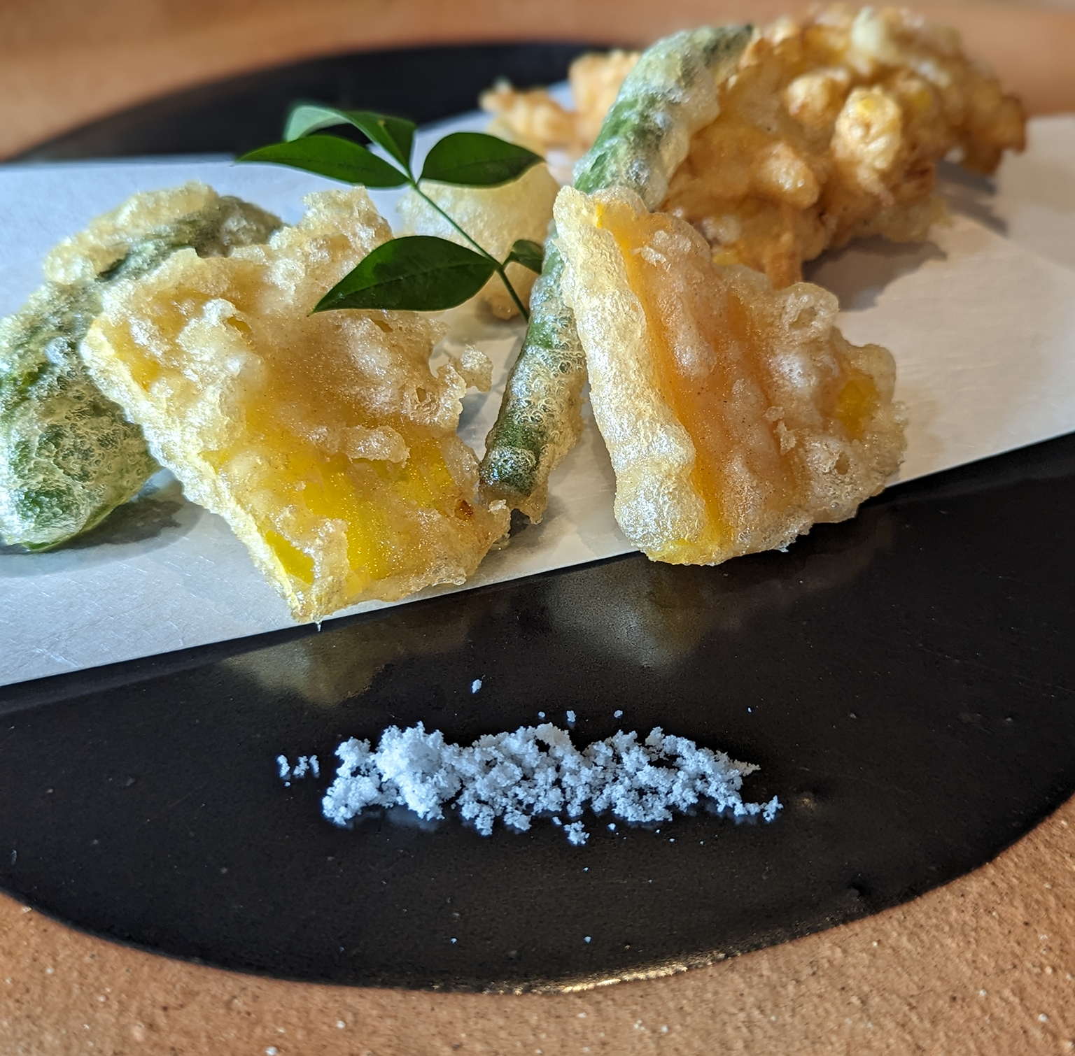 天ぷらとつけ塩