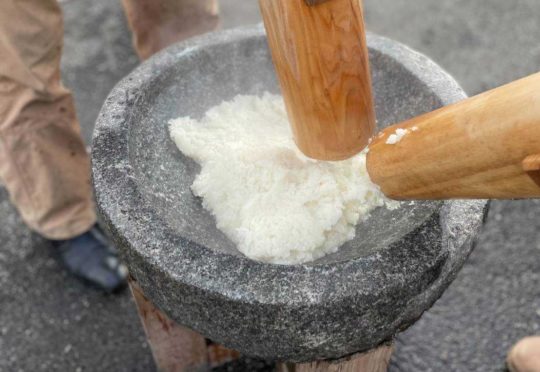 今年最後のイベント餅つきペッタン