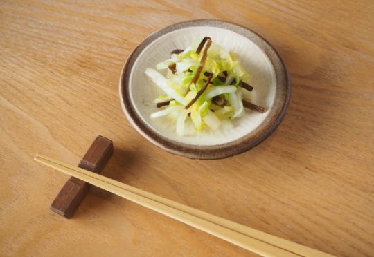 白菜の塩もみ